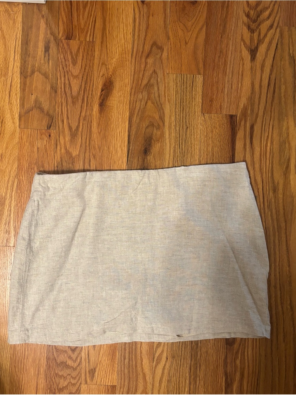 A&F Ultra High Rise Linen Mini Skort - Picture 4 of 5